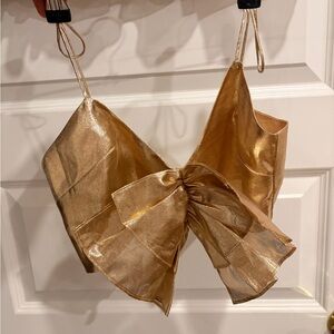 Matching gold summer party set by Ixiah